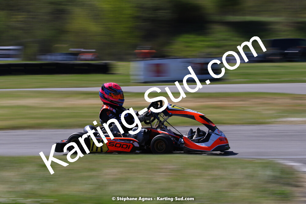 16 & 17/04/2022 : 3ème manche du Championnat du Sud 2022 au circuit d’Aigues-Vives (photos Stéphane Agnus) 2022 — karting