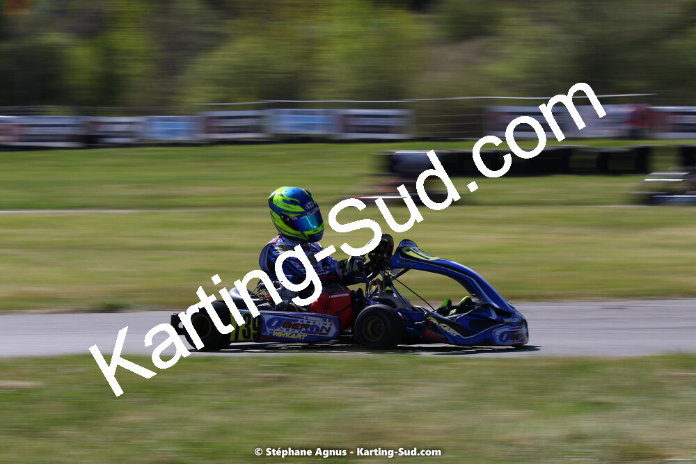 16 & 17/04/2022 : 3ème manche du Championnat du Sud 2022 au circuit d’Aigues-Vives (photos Stéphane Agnus) 2022 — karting