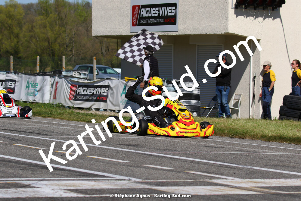 16 & 17/04/2022 : 3ème manche du Championnat du Sud 2022 au circuit d’Aigues-Vives (photos Stéphane Agnus) 2022 — karting