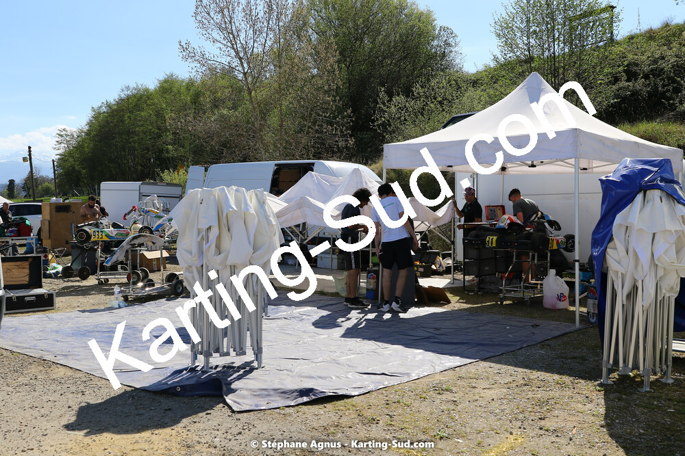 16 & 17/04/2022 : 3ème manche du Championnat du Sud 2022 au circuit d’Aigues-Vives (photos Stéphane Agnus) 2022 — karting