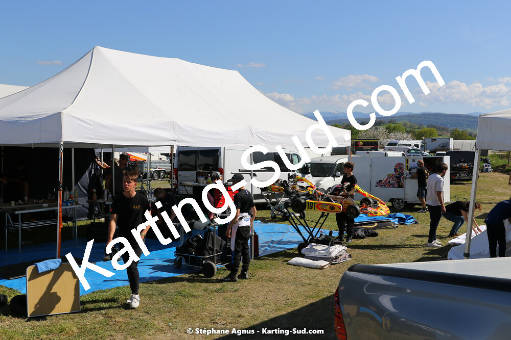 16 & 17/04/2022 : 3ème manche du Championnat du Sud 2022 au circuit d’Aigues-Vives (photos Stéphane Agnus) 2022 — karting
