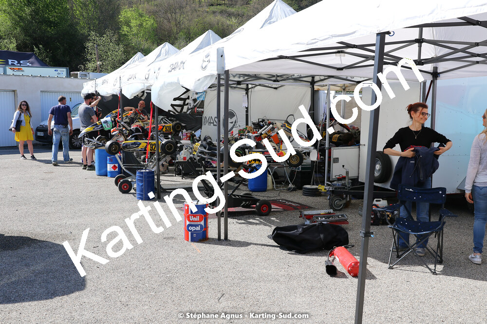 16 & 17/04/2022 : 3ème manche du Championnat du Sud 2022 au circuit d’Aigues-Vives (photos Stéphane Agnus) 2022 — karting