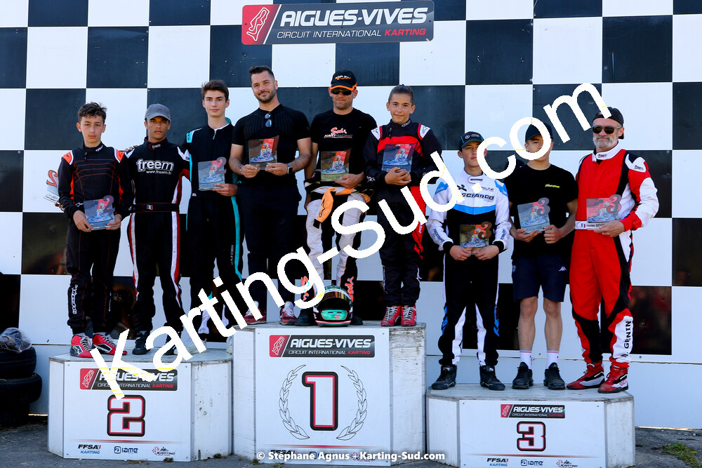 16 & 17/04/2022 : 3ème manche du Championnat du Sud 2022 au circuit d’Aigues-Vives (photos Stéphane Agnus) 2022 — karting