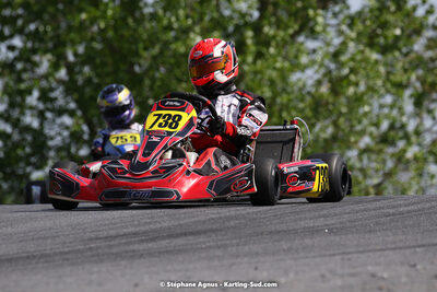 Enzo LACREUSE — 30/04 & 01/05/2022 : 4ème manche du Championnat du Sud 2022 au circuit Karting Plus de Belmont sur Rance (photos Stéphane Agnus) 2022 — karting