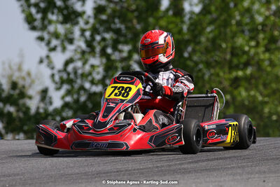 Enzo LACREUSE — 30/04 & 01/05/2022 : 4ème manche du Championnat du Sud 2022 au circuit Karting Plus de Belmont sur Rance (photos Stéphane Agnus) 2022 — karting