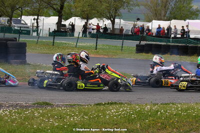 30/04 & 01/05/2022 : 4ème manche du Championnat du Sud 2022 au circuit Karting Plus de Belmont sur Rance (photos Stéphane Agnus) 2022 — karting