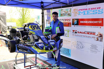 Maxime MOURGUES — 30/04 & 01/05/2022 : 4ème manche du Championnat du Sud 2022 au circuit Karting Plus de Belmont sur Rance (photos Stéphane Agnus) 2022 — karting