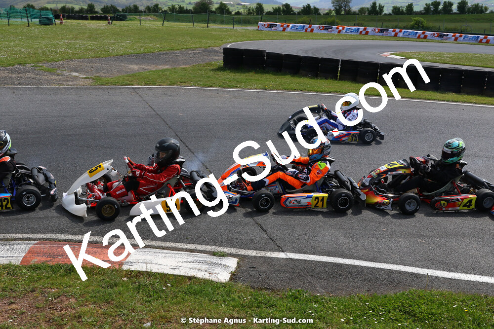 30/04 & 01/05/2022 : 4ème manche du Championnat du Sud 2022 au circuit Karting Plus de Belmont sur Rance (photos Stéphane Agnus) 2022 — karting