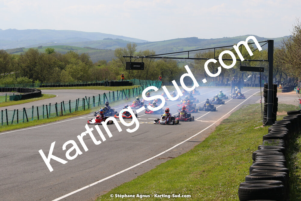 30/04 & 01/05/2022 : 4ème manche du Championnat du Sud 2022 au circuit Karting Plus de Belmont sur Rance (photos Stéphane Agnus) 2022 — karting