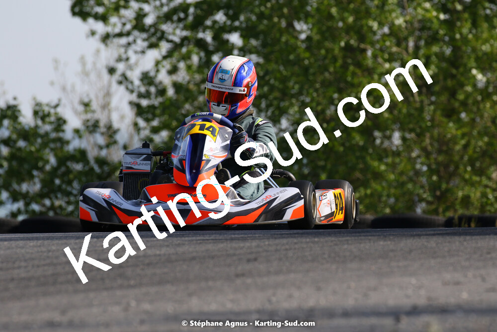 Gaspar SIMON — 30/04 & 01/05/2022 : 4ème manche du Championnat du Sud 2022 au circuit Karting Plus de Belmont sur Rance (photos Stéphane Agnus) 2022 — karting