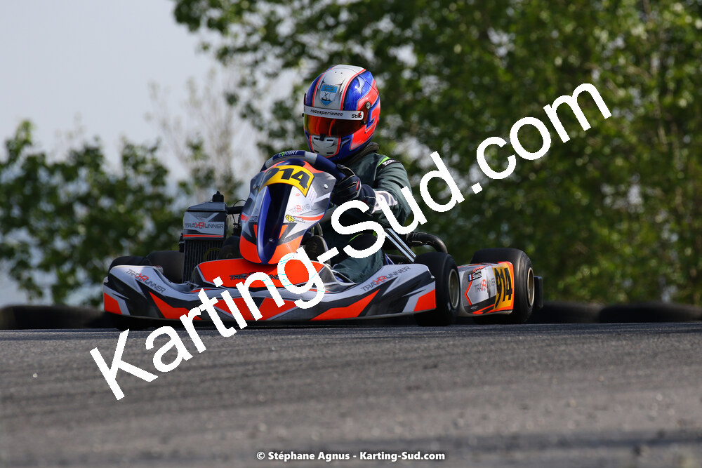 Gaspar SIMON — 30/04 & 01/05/2022 : 4ème manche du Championnat du Sud 2022 au circuit Karting Plus de Belmont sur Rance (photos Stéphane Agnus) 2022 — karting