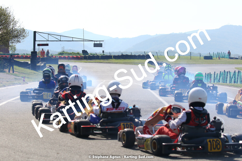 30/04 & 01/05/2022 : 4ème manche du Championnat du Sud 2022 au circuit Karting Plus de Belmont sur Rance (photos Stéphane Agnus) 2022 — karting