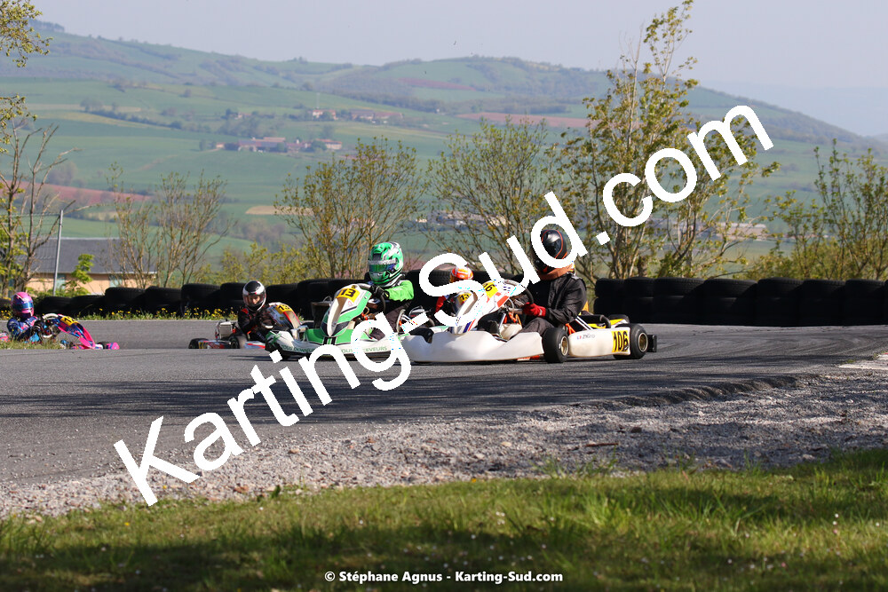 30/04 & 01/05/2022 : 4ème manche du Championnat du Sud 2022 au circuit Karting Plus de Belmont sur Rance (photos Stéphane Agnus) 2022 — karting