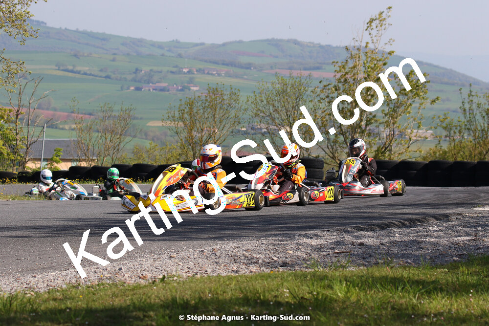 30/04 & 01/05/2022 : 4ème manche du Championnat du Sud 2022 au circuit Karting Plus de Belmont sur Rance (photos Stéphane Agnus) 2022 — karting