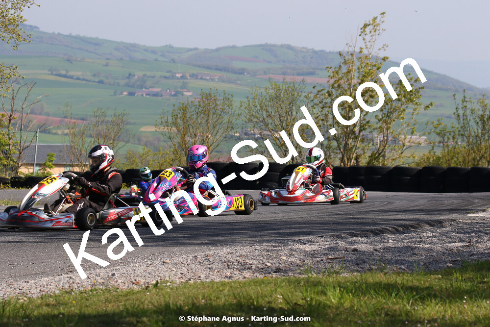 30/04 & 01/05/2022 : 4ème manche du Championnat du Sud 2022 au circuit Karting Plus de Belmont sur Rance (photos Stéphane Agnus) 2022 — karting