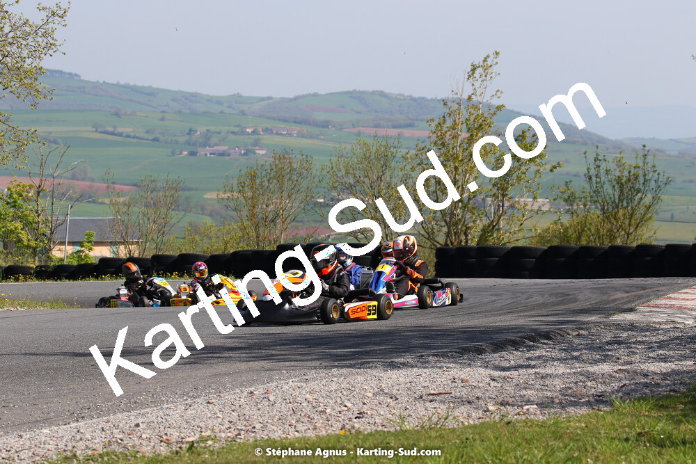 30/04 & 01/05/2022 : 4ème manche du Championnat du Sud 2022 au circuit Karting Plus de Belmont sur Rance (photos Stéphane Agnus) 2022 — karting
