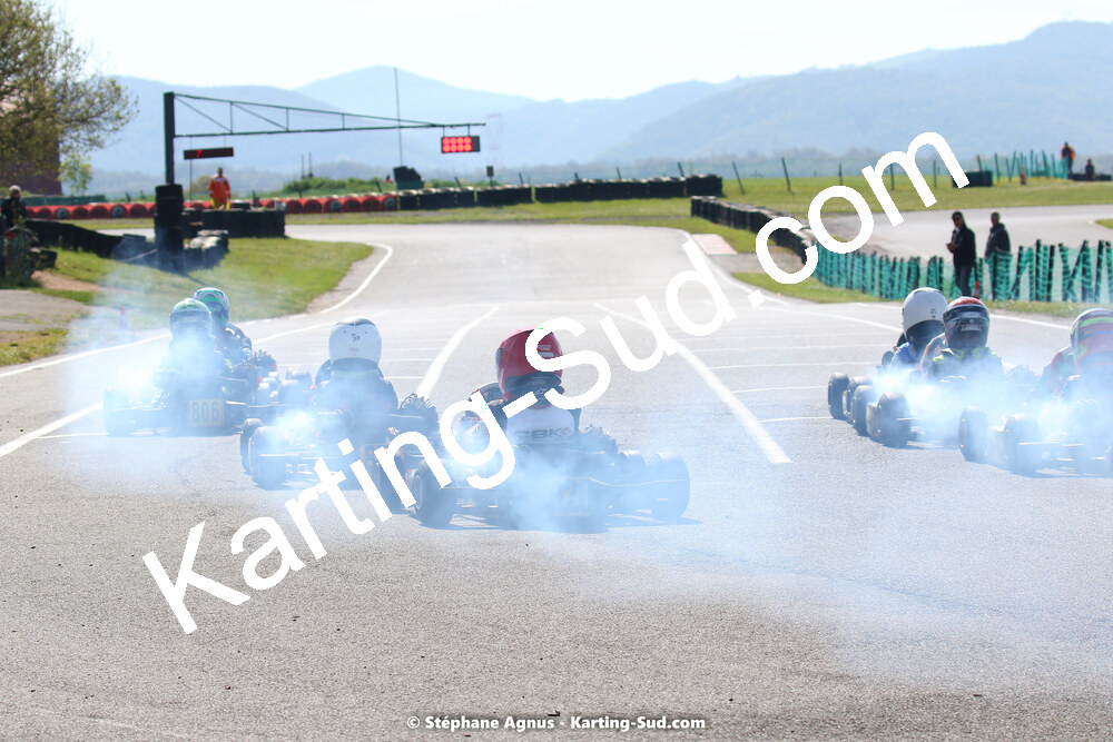 30/04 & 01/05/2022 : 4ème manche du Championnat du Sud 2022 au circuit Karting Plus de Belmont sur Rance (photos Stéphane Agnus) 2022 — karting