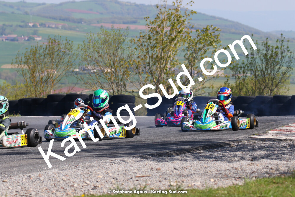 30/04 & 01/05/2022 : 4ème manche du Championnat du Sud 2022 au circuit Karting Plus de Belmont sur Rance (photos Stéphane Agnus) 2022 — karting