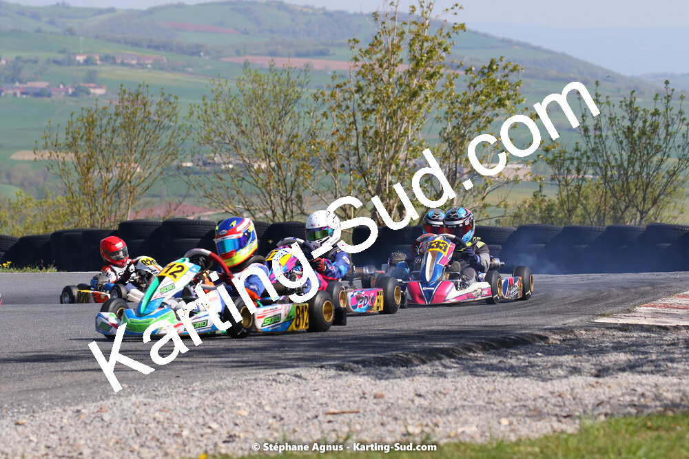 30/04 & 01/05/2022 : 4ème manche du Championnat du Sud 2022 au circuit Karting Plus de Belmont sur Rance (photos Stéphane Agnus) 2022 — karting