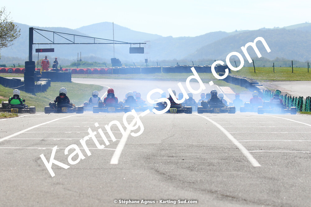 30/04 & 01/05/2022 : 4ème manche du Championnat du Sud 2022 au circuit Karting Plus de Belmont sur Rance (photos Stéphane Agnus) 2022 — karting