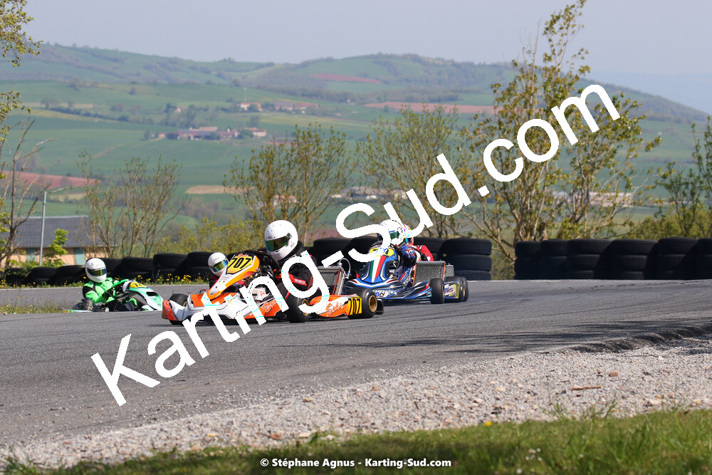 30/04 & 01/05/2022 : 4ème manche du Championnat du Sud 2022 au circuit Karting Plus de Belmont sur Rance (photos Stéphane Agnus) 2022 — karting