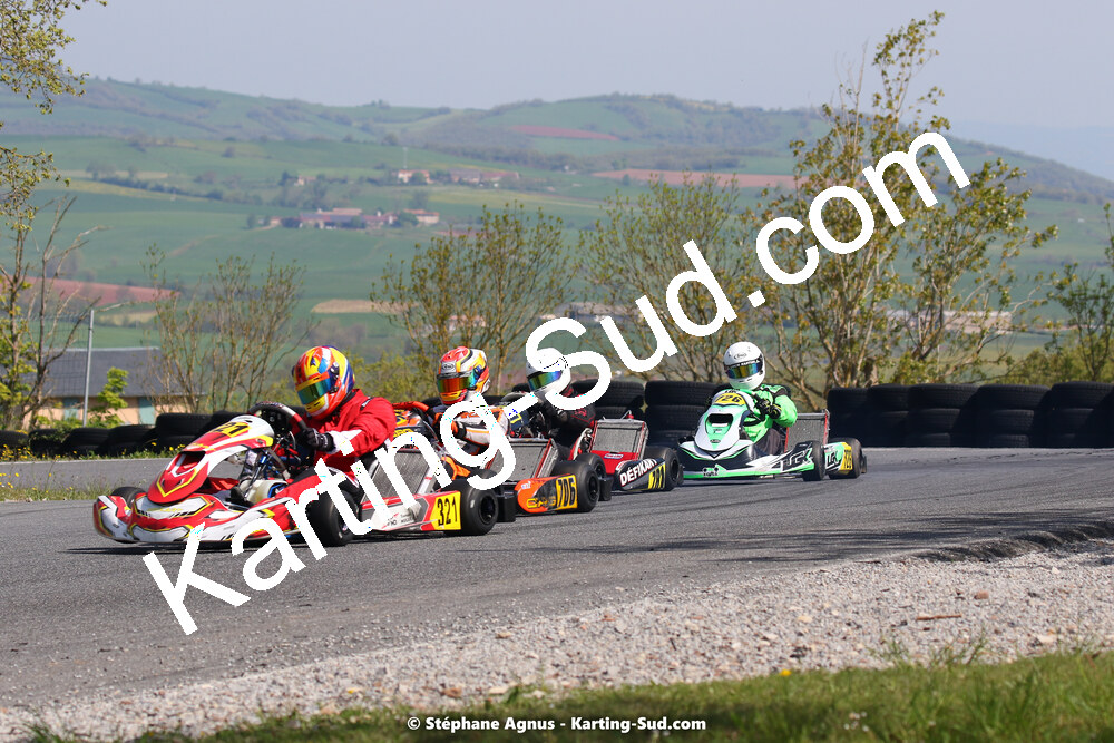 30/04 & 01/05/2022 : 4ème manche du Championnat du Sud 2022 au circuit Karting Plus de Belmont sur Rance (photos Stéphane Agnus) 2022 — karting