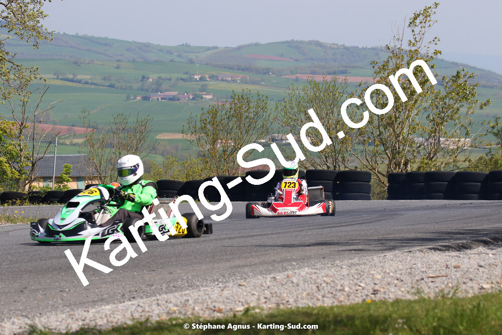30/04 & 01/05/2022 : 4ème manche du Championnat du Sud 2022 au circuit Karting Plus de Belmont sur Rance (photos Stéphane Agnus) 2022 — karting