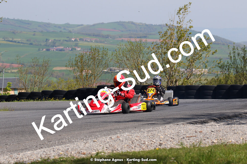 30/04 & 01/05/2022 : 4ème manche du Championnat du Sud 2022 au circuit Karting Plus de Belmont sur Rance (photos Stéphane Agnus) 2022 — karting
