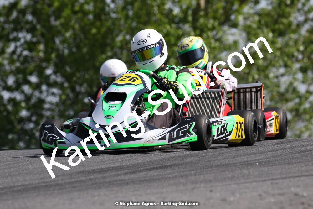 Yannick LECLERC — 30/04 & 01/05/2022 : 4ème manche du Championnat du Sud 2022 au circuit Karting Plus de Belmont sur Rance (photos Stéphane Agnus) 2022 — karting