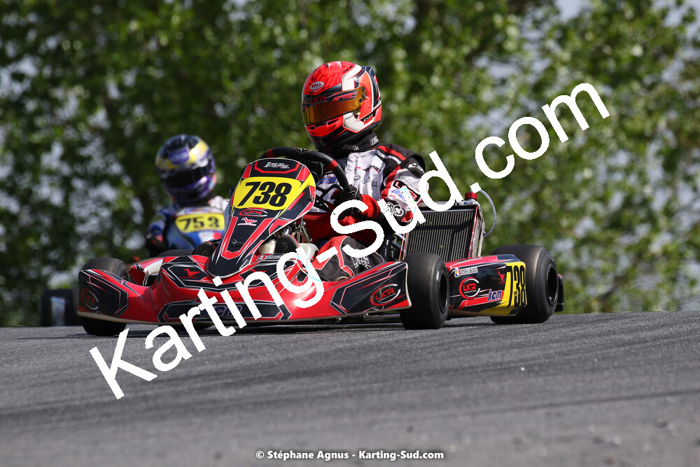Enzo LACREUSE — 30/04 & 01/05/2022 : 4ème manche du Championnat du Sud 2022 au circuit Karting Plus de Belmont sur Rance (photos Stéphane Agnus) 2022 — karting