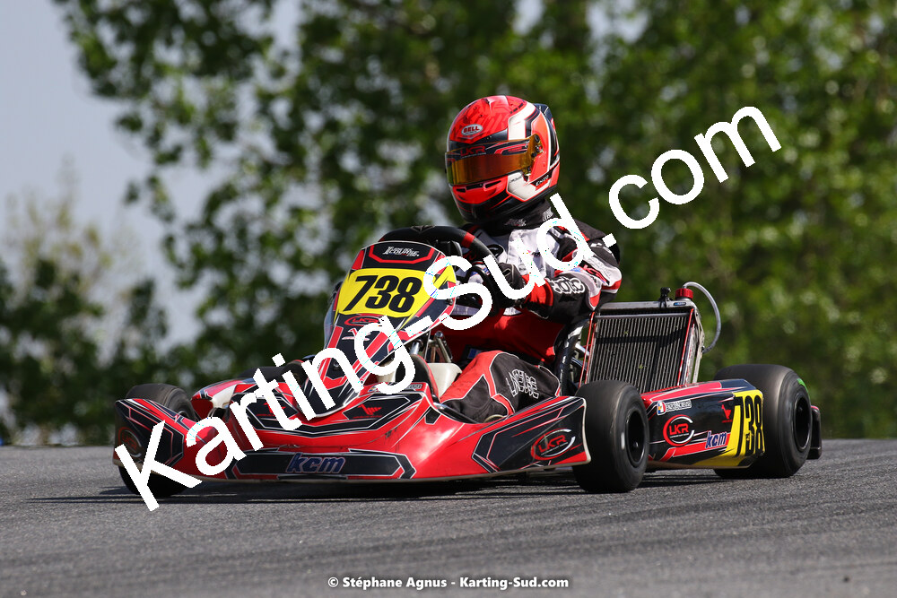 Enzo LACREUSE — 30/04 & 01/05/2022 : 4ème manche du Championnat du Sud 2022 au circuit Karting Plus de Belmont sur Rance (photos Stéphane Agnus) 2022 — karting