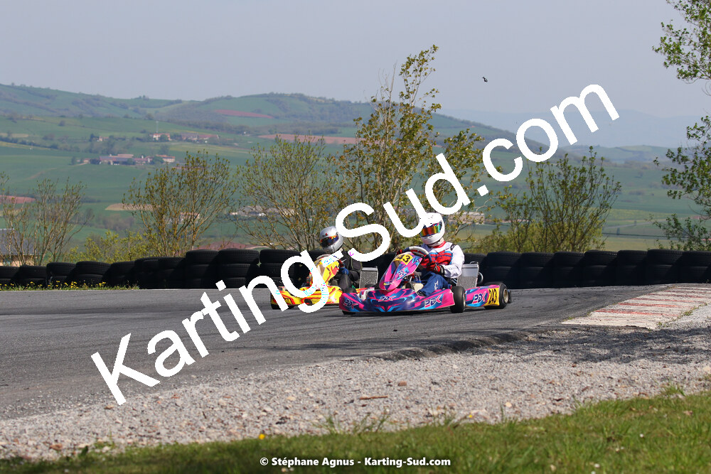 30/04 & 01/05/2022 : 4ème manche du Championnat du Sud 2022 au circuit Karting Plus de Belmont sur Rance (photos Stéphane Agnus) 2022 — karting