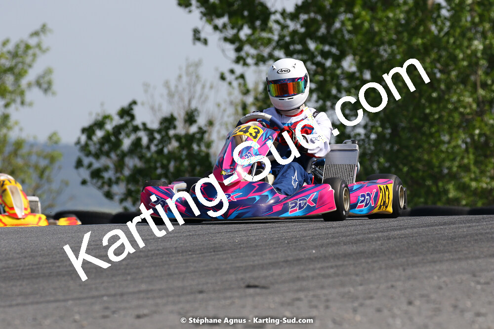 30/04 & 01/05/2022 : 4ème manche du Championnat du Sud 2022 au circuit Karting Plus de Belmont sur Rance (photos Stéphane Agnus) 2022 — karting