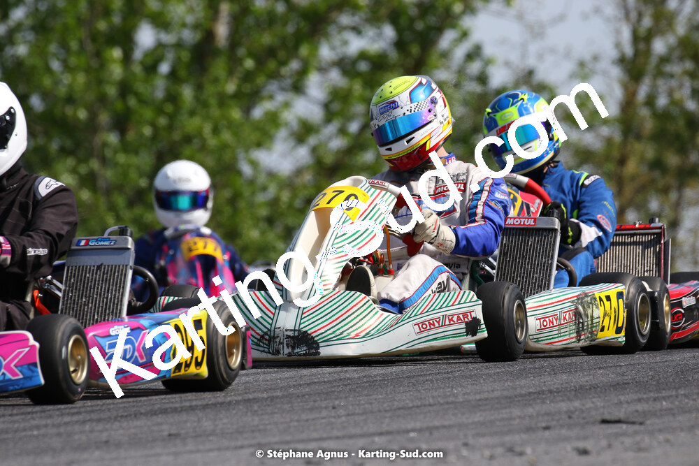 Viny SOBREVIA — 30/04 & 01/05/2022 : 4ème manche du Championnat du Sud 2022 au circuit Karting Plus de Belmont sur Rance (photos Stéphane Agnus) 2022 — karting