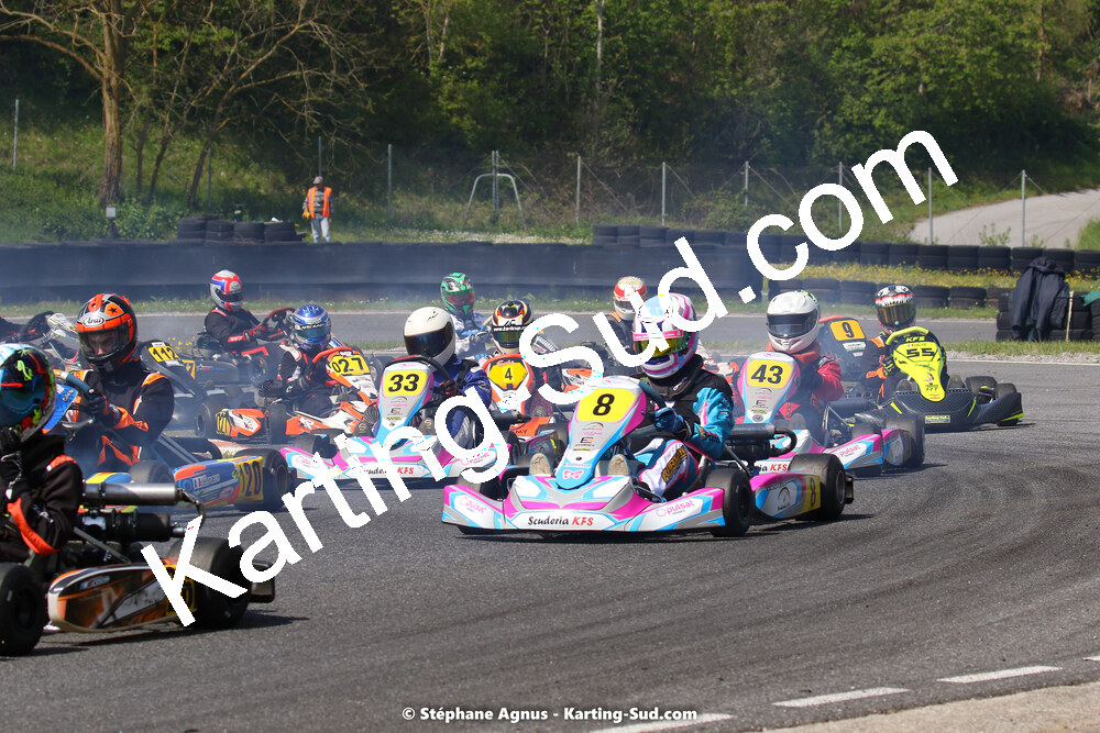 30/04 & 01/05/2022 : 4ème manche du Championnat du Sud 2022 au circuit Karting Plus de Belmont sur Rance (photos Stéphane Agnus) 2022 — karting