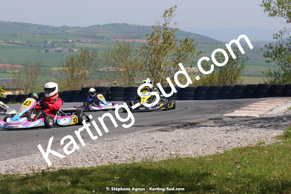 30/04 & 01/05/2022 : 4ème manche du Championnat du Sud 2022 au circuit Karting Plus de Belmont sur Rance (photos Stéphane Agnus) 2022 — karting