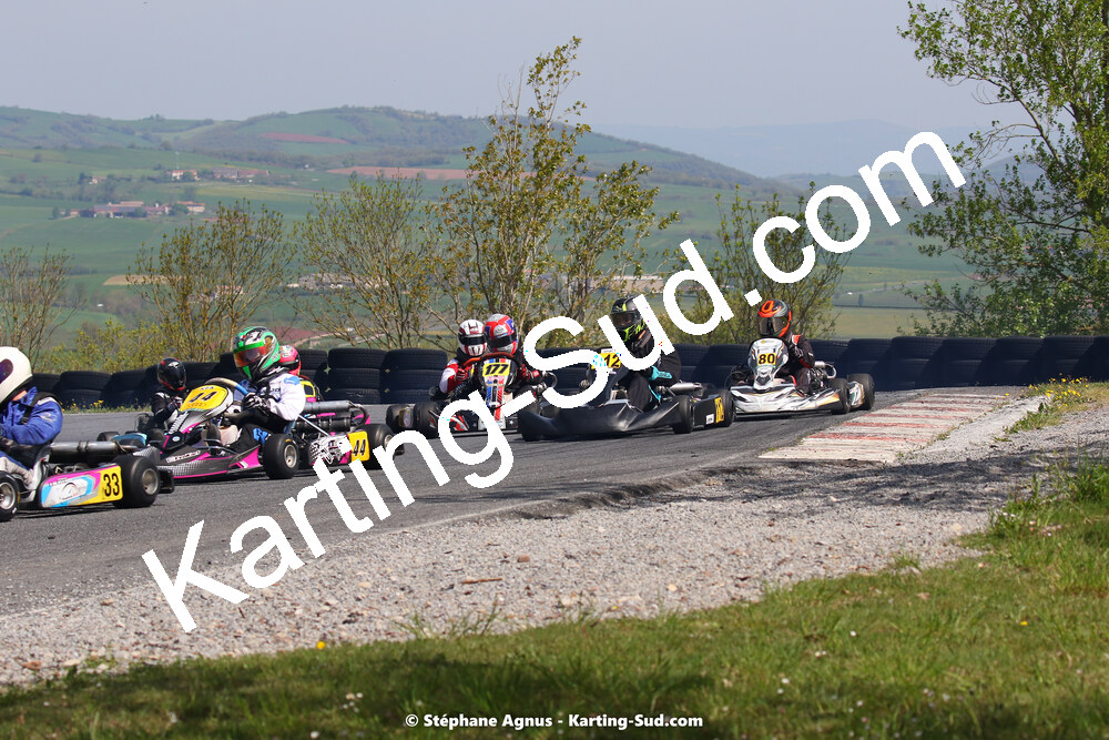 30/04 & 01/05/2022 : 4ème manche du Championnat du Sud 2022 au circuit Karting Plus de Belmont sur Rance (photos Stéphane Agnus) 2022 — karting