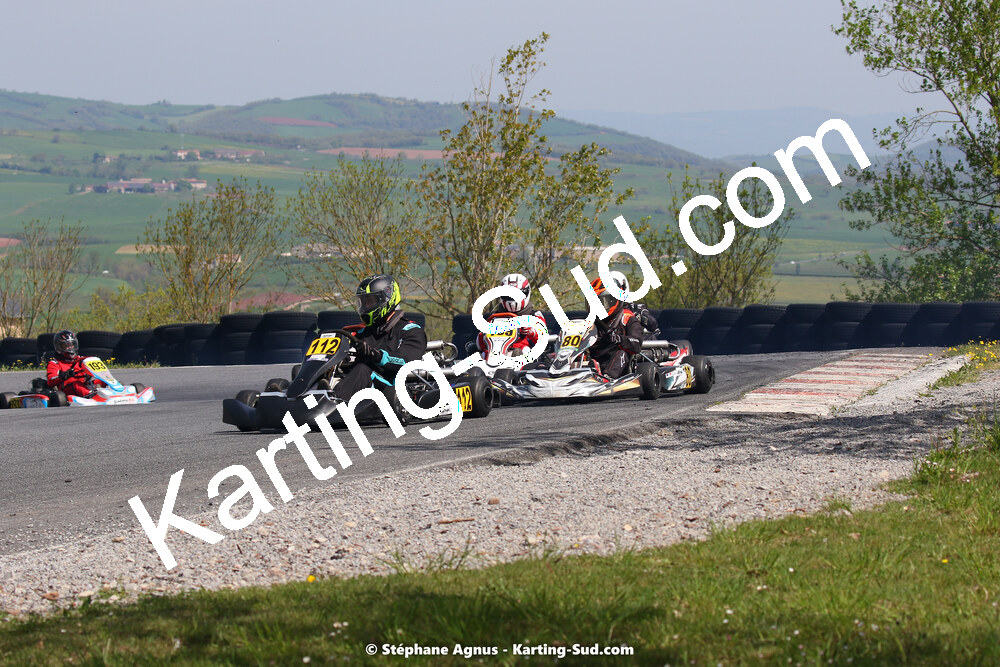 30/04 & 01/05/2022 : 4ème manche du Championnat du Sud 2022 au circuit Karting Plus de Belmont sur Rance (photos Stéphane Agnus) 2022 — karting