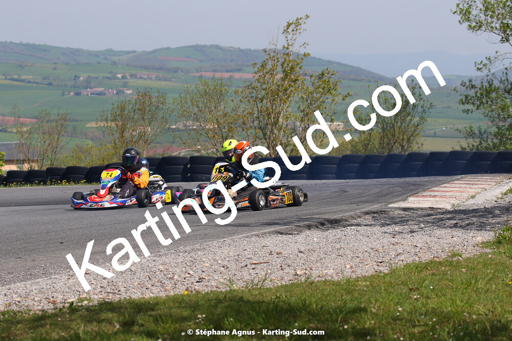 30/04 & 01/05/2022 : 4ème manche du Championnat du Sud 2022 au circuit Karting Plus de Belmont sur Rance (photos Stéphane Agnus) 2022 — karting