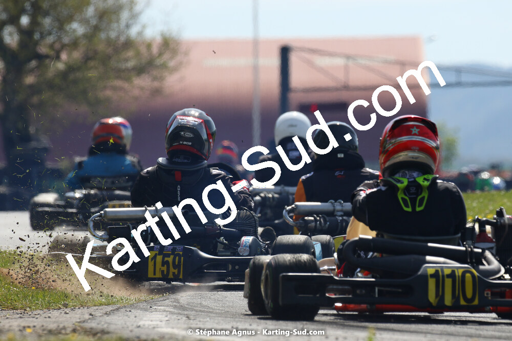 30/04 & 01/05/2022 : 4ème manche du Championnat du Sud 2022 au circuit Karting Plus de Belmont sur Rance (photos Stéphane Agnus) 2022 — karting