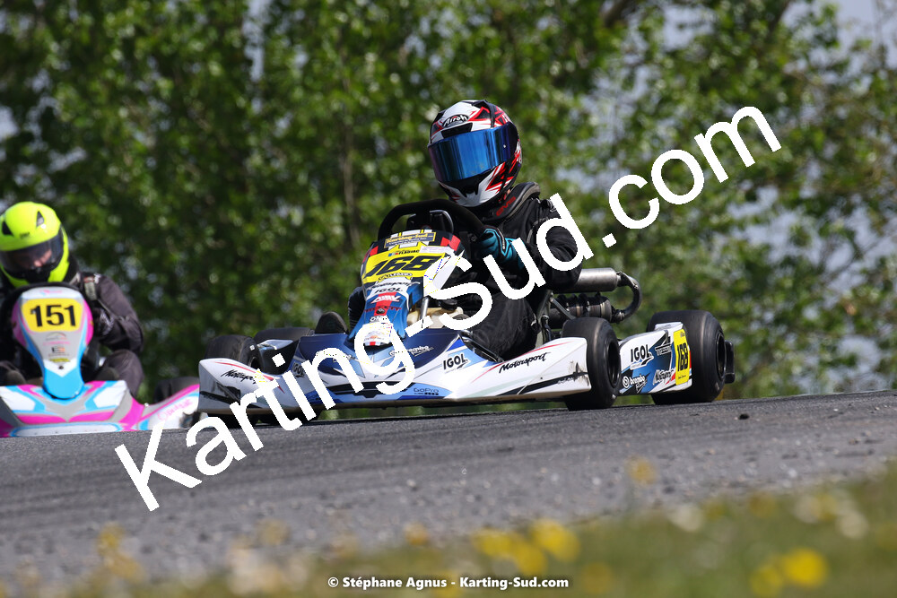 30/04 & 01/05/2022 : 4ème manche du Championnat du Sud 2022 au circuit Karting Plus de Belmont sur Rance (photos Stéphane Agnus) 2022 — karting