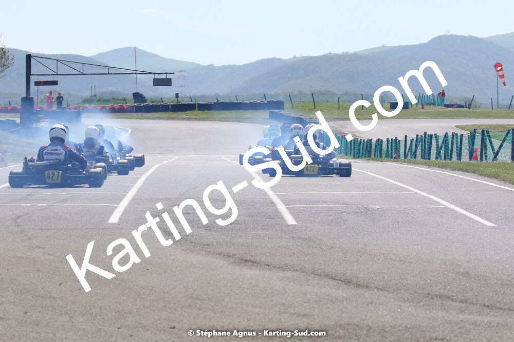 30/04 & 01/05/2022 : 4ème manche du Championnat du Sud 2022 au circuit Karting Plus de Belmont sur Rance (photos Stéphane Agnus) 2022 — karting