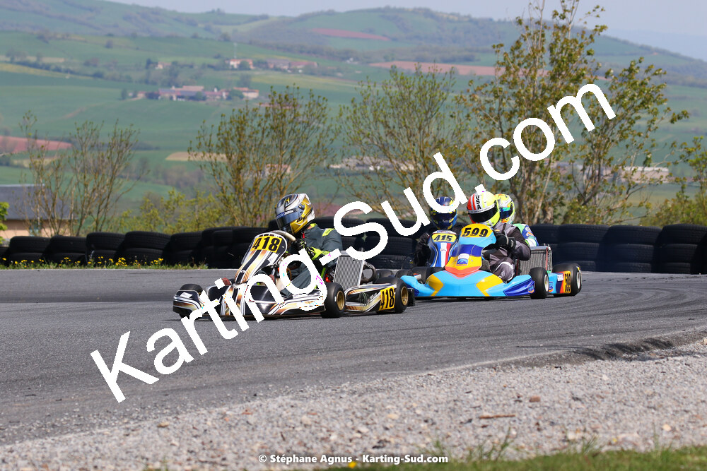 30/04 & 01/05/2022 : 4ème manche du Championnat du Sud 2022 au circuit Karting Plus de Belmont sur Rance (photos Stéphane Agnus) 2022 — karting