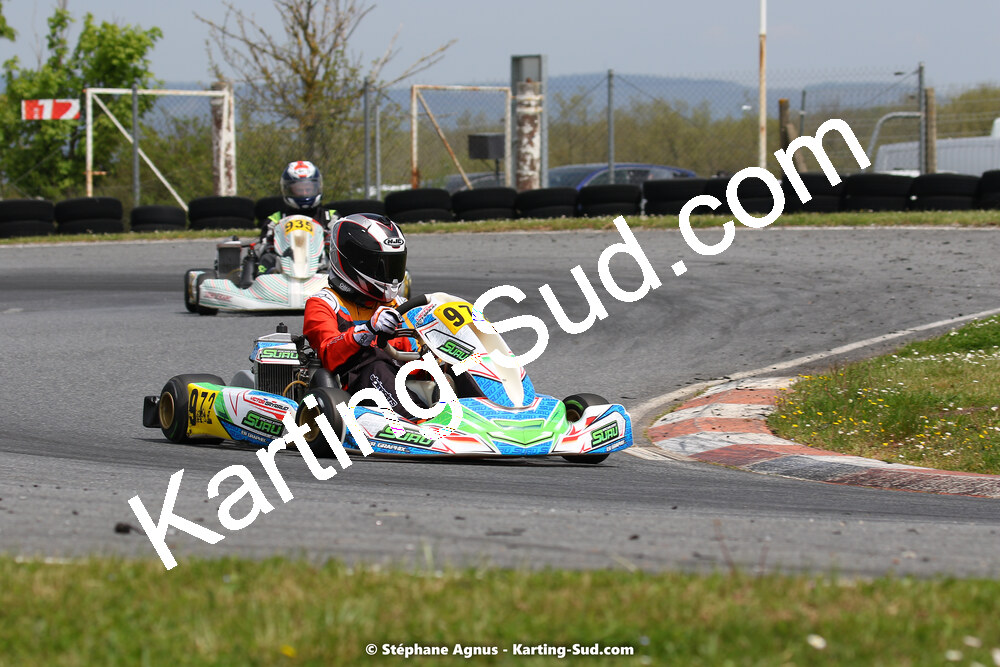 30/04 & 01/05/2022 : 4ème manche du Championnat du Sud 2022 au circuit Karting Plus de Belmont sur Rance (photos Stéphane Agnus) 2022 — karting