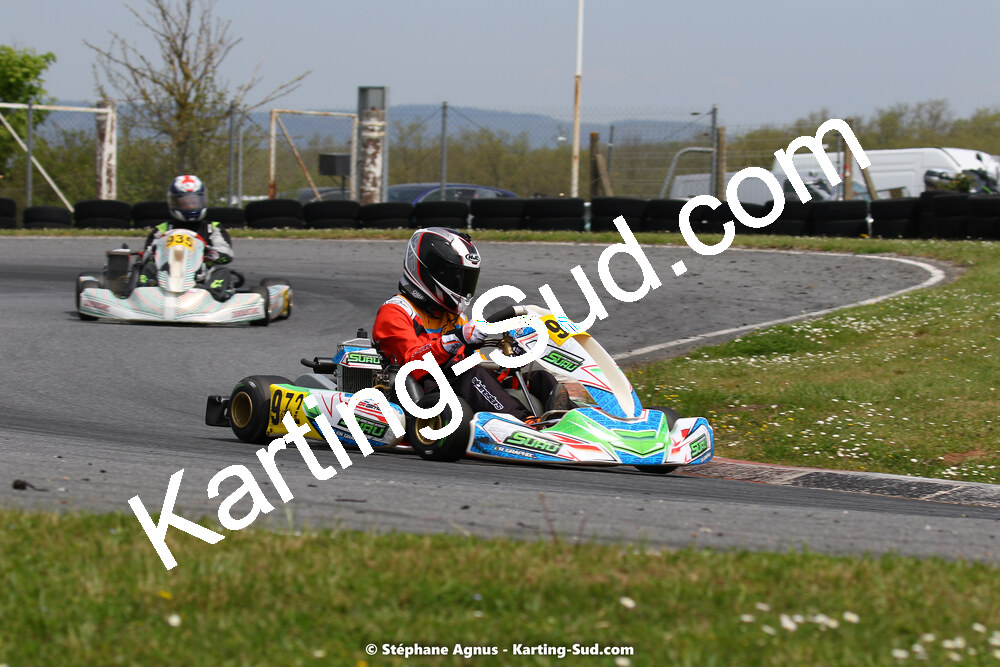 30/04 & 01/05/2022 : 4ème manche du Championnat du Sud 2022 au circuit Karting Plus de Belmont sur Rance (photos Stéphane Agnus) 2022 — karting