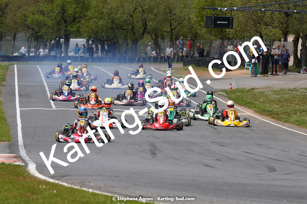 30/04 & 01/05/2022 : 4ème manche du Championnat du Sud 2022 au circuit Karting Plus de Belmont sur Rance (photos Stéphane Agnus) 2022 — karting
