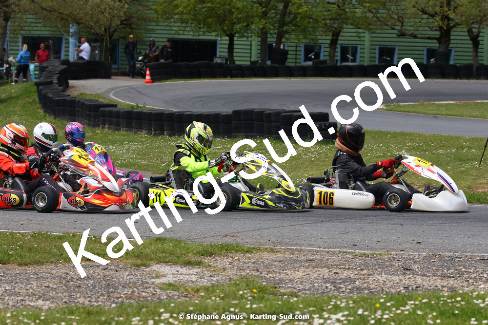 30/04 & 01/05/2022 : 4ème manche du Championnat du Sud 2022 au circuit Karting Plus de Belmont sur Rance (photos Stéphane Agnus) 2022 — karting