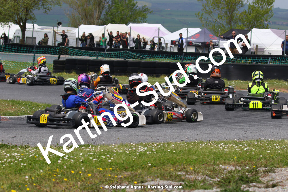 30/04 & 01/05/2022 : 4ème manche du Championnat du Sud 2022 au circuit Karting Plus de Belmont sur Rance (photos Stéphane Agnus) 2022 — karting