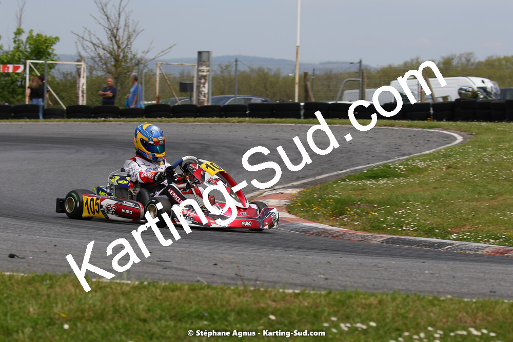Hugo HERROUIN — 30/04 & 01/05/2022 : 4ème manche du Championnat du Sud 2022 au circuit Karting Plus de Belmont sur Rance (photos Stéphane Agnus) 2022 — karting