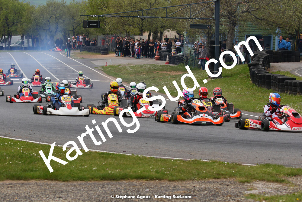 30/04 & 01/05/2022 : 4ème manche du Championnat du Sud 2022 au circuit Karting Plus de Belmont sur Rance (photos Stéphane Agnus) 2022 — karting